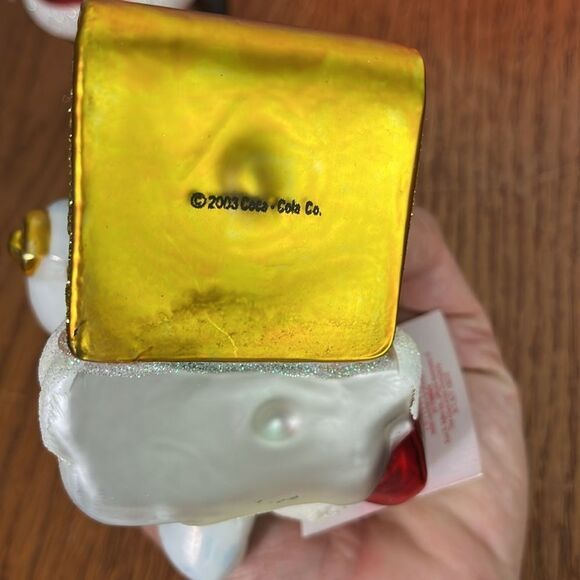 Kurt Adler Polonaise Coca Cola Polar Bear, Santa, Snowman Christmas Ornaments - Picture 11 of 12